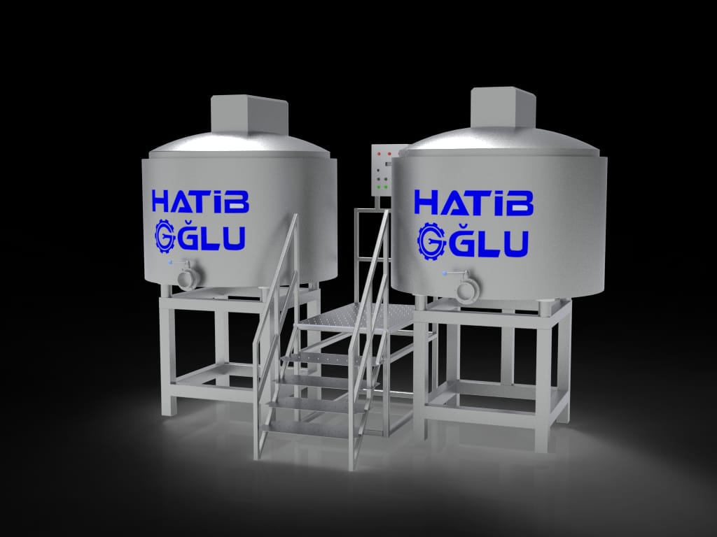 Curd vat tank